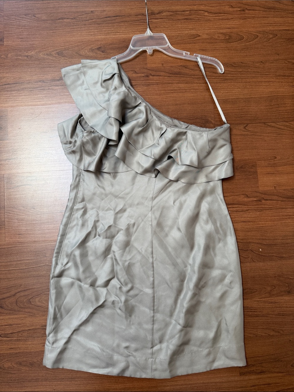 One-Shoulder Ruffle Dress - Picture 2 of 6